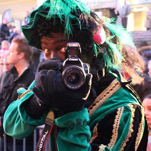 Zwarte Piet inhuren Fotograaf